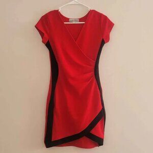 HOT red bodycon dress